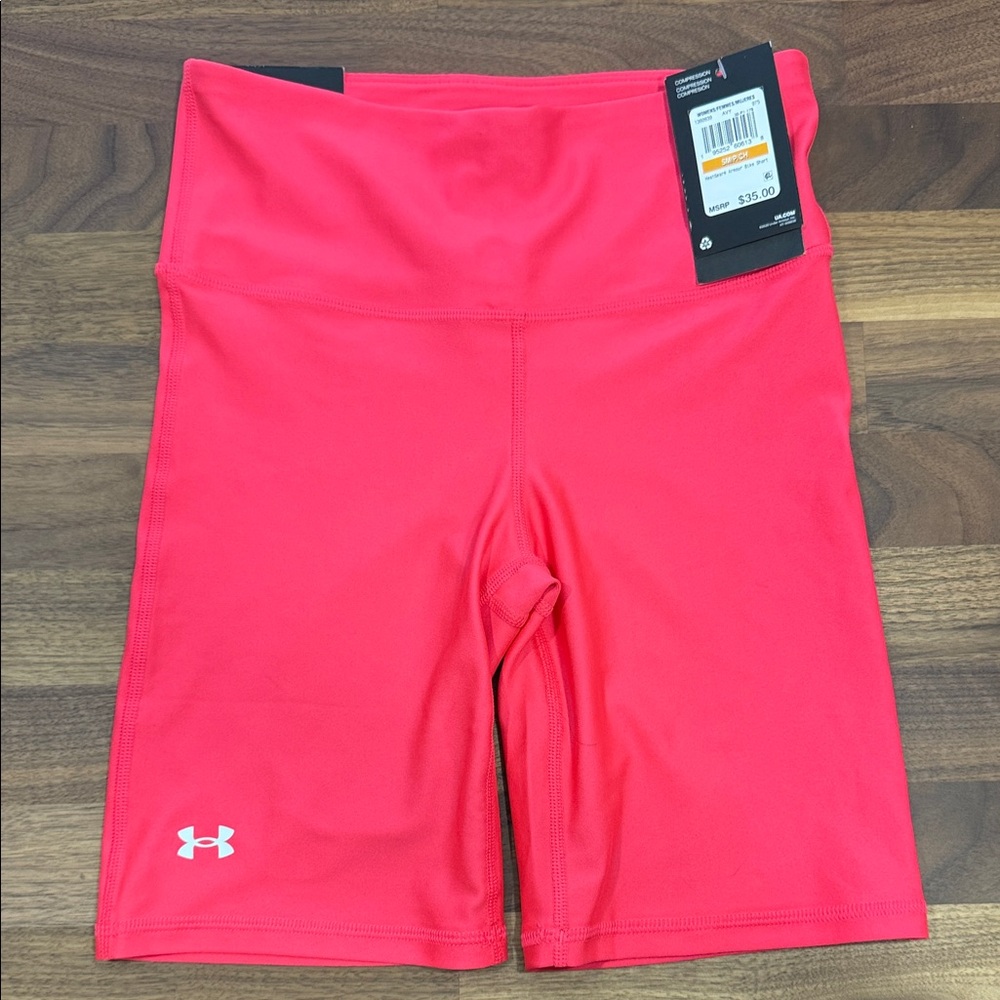 Under Armour Pink Bike Shorts